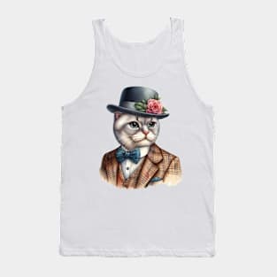 A Whiskered Dandy Tank Top